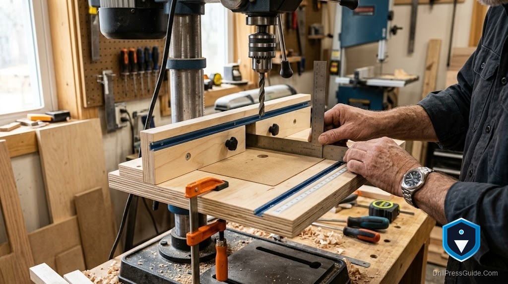 How to Build a Drill Press Table and Fence Without Losing Accuracy